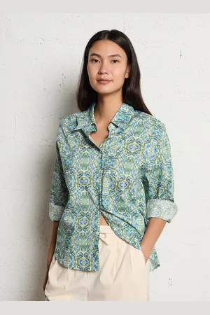 The Korner Chemise droite imprimée en coton