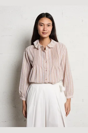 The Korner Chemise droite en coton mélangé imprimé