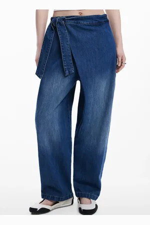 Desigual Jean baggy style paréo délavé