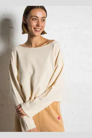 American Vintage Pull droit en coton mélangé