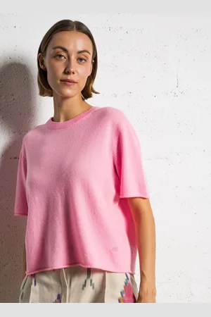 KUJTEN Pull col rond en cachemire