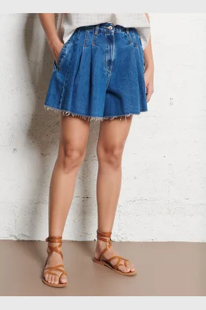 Bellerose Short large en coton mélangé