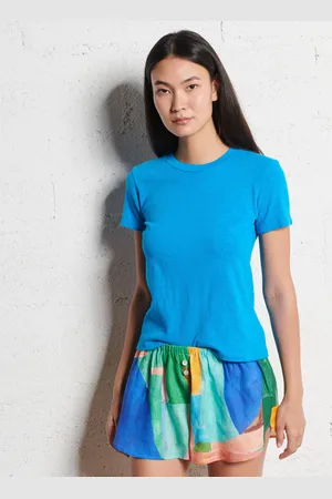 American Vintage Tee-shirt col rond droit en coton