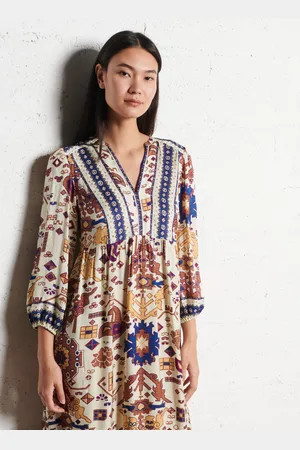 Bash Robe longue ample Col V