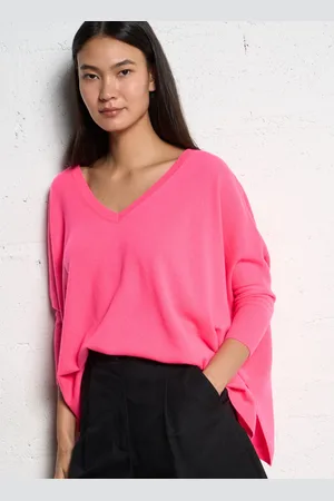 KUJTEN Pull Col V oversize en cachemire