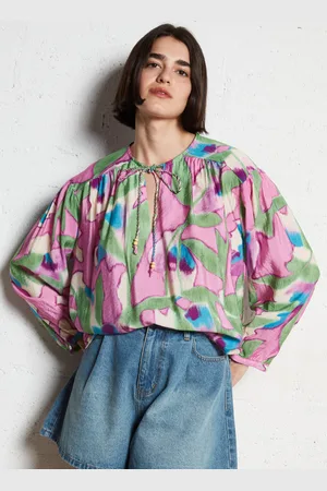 The Korner Blouse ample imprimée