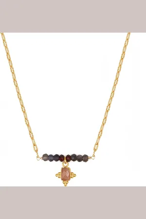 NILAÏ Collier plaqué or tiana