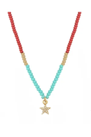 NILAÏ Collier plaqué or capri summer