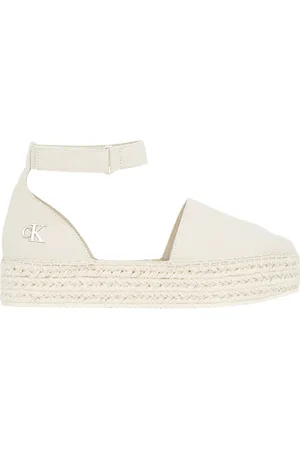 Calvin Klein Espadrilles en coton mélangé