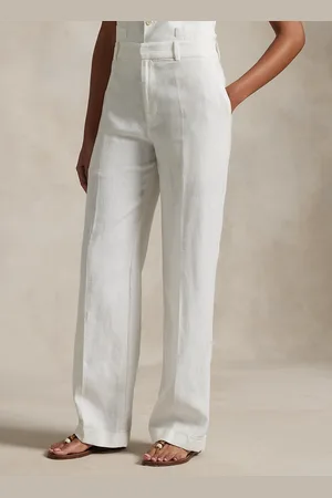 Ralph Lauren Pantalon large en lin