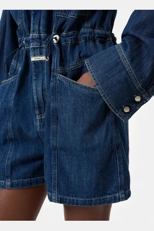 Closed Combi-short manches longues en jean brut