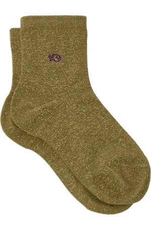 Billybelt Chaussettes pailletées en coton peigné unies