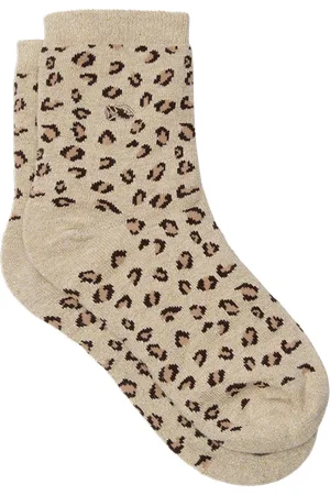 Billybelt Chaussettes en coton peigné léopard