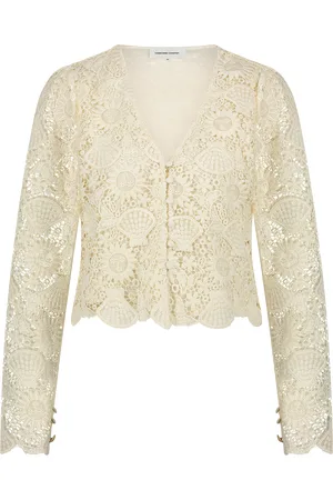 Fabienne Chapot Top boutonné en dentelle