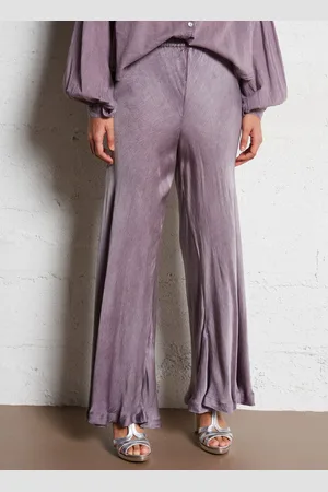 Mes Demoiselles Pantalon droit fluide délavé