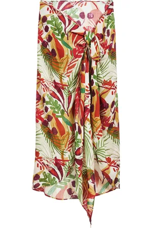 Desigual Jupe pareo à imprimé tropical
