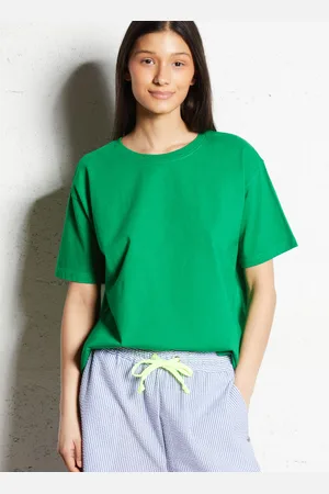 American Vintage Tee-shirt ample col rond en coton