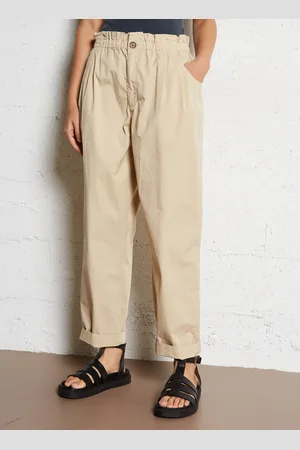 Bellerose Pantalon large en coton mélangé