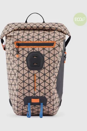 Piquadro Sac à dos top imperméable réalisé en tissu recyclé à 40