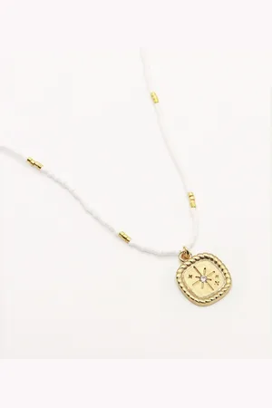 NILAÏ Collier miyuki oeil