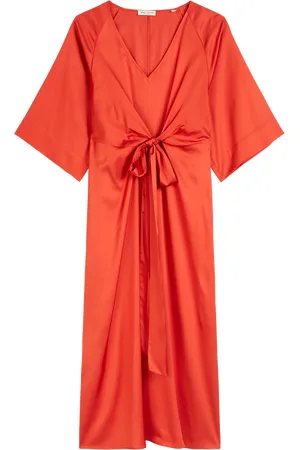 Marc O’ Polo Robe midi Col V manches courtes