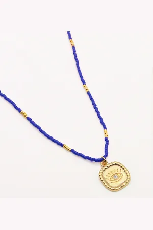 NILAÏ Collier miyuki oeil