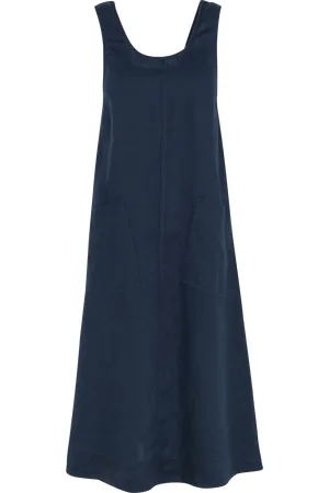 Bensimon Robe midi Col V en lin