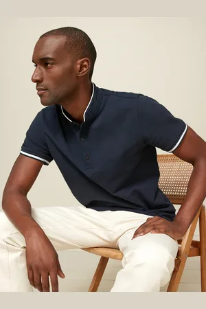 CYRILLUS Polo col officier en coton bio
