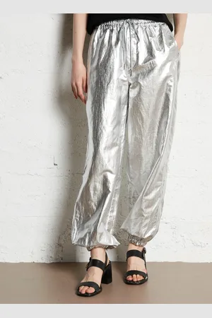 Berenice Pantalon métallisé ample