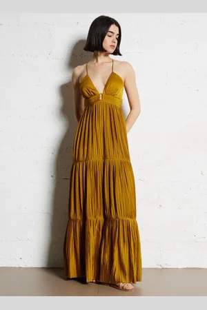 Bash Robe longue évasée fluide