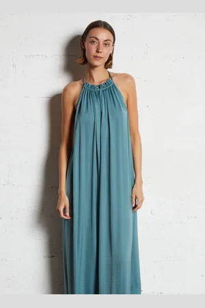 Bash Robe longue satinée
