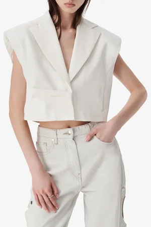 IRO Gilet droit en coton