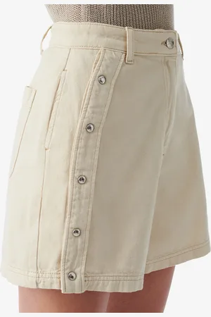 IRO Short droit en coton mélangé