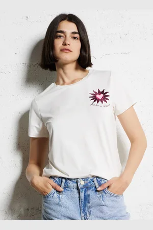 Fabienne Chapot Tee-shirt droit brodé