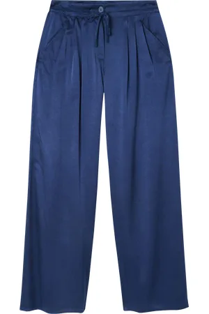 American Vintage Pantalon large satiné