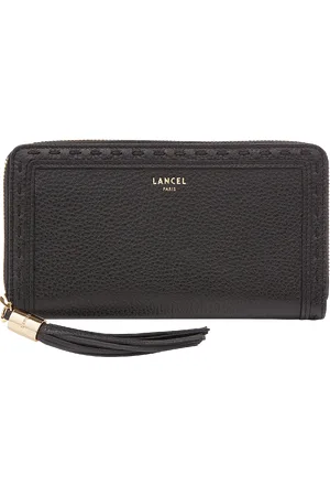 LANCEL Portefeuille en cuir grainé