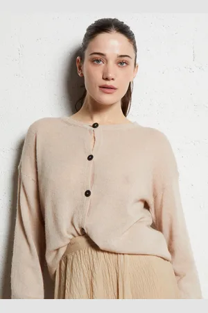 Pomandere Cardigan en alpaga et coton