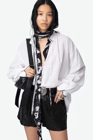 Zadig & Voltaire Blouse oversize en coton mélangé
