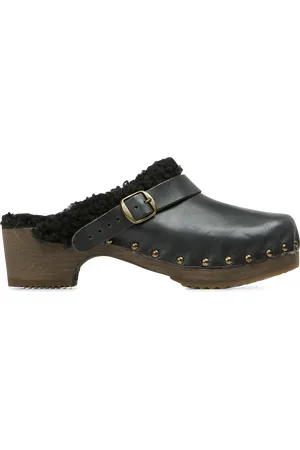 BOSABO Sabots cloutés en cuir velours