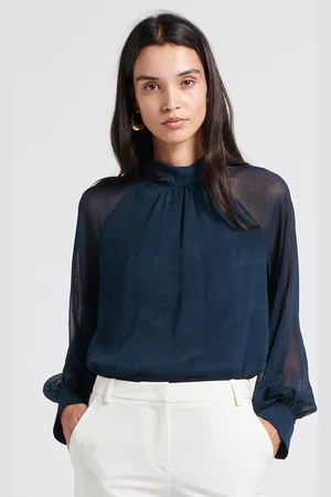 Samsøe Samsøe Blouse ample Col V à manches raglan