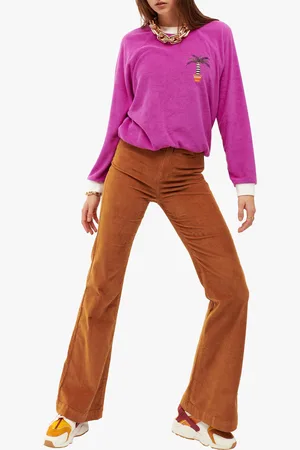 WILD Pantalon flare en velours côtelé
