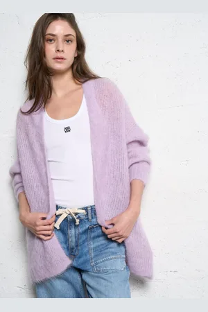 American Vintage Gilet oversize en alpaga mélangée