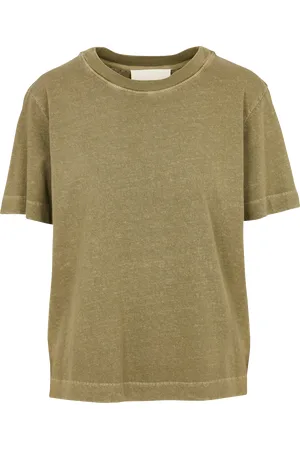 MAISON 123 Tee-shirt droit col rond uni
