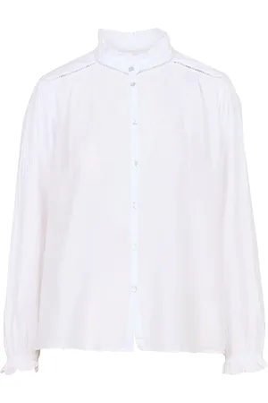 Bash Blouse droite unie boutonnée