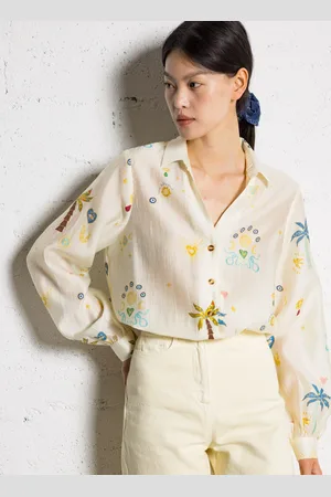 Never Fully Dressed Chemise col classique imprimée