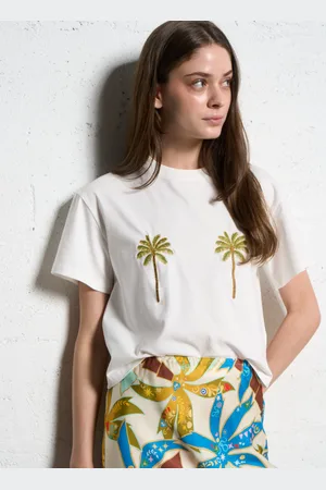 Never Fully Dressed Tee-shirt col rond en coton