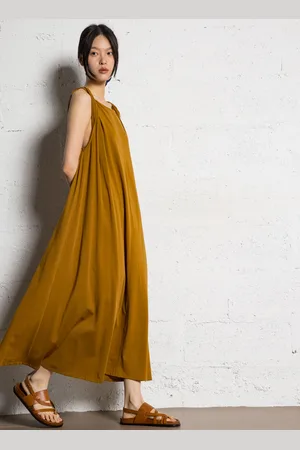 Soeur Robe longue évasée col rond