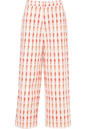 Never Fully Dressed Pantalon droit à motifs poissons