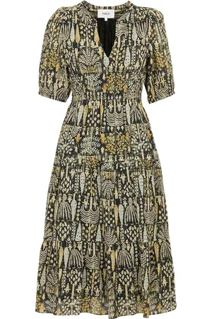 Bash Robe midi en coton imprimé