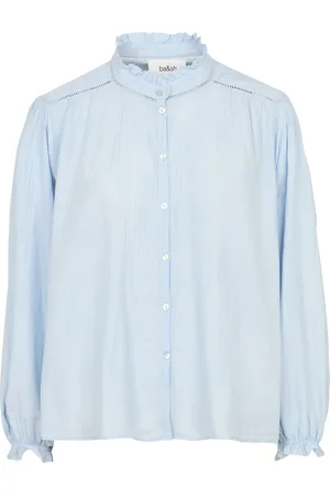 Bash Blouse droite unie boutonnée